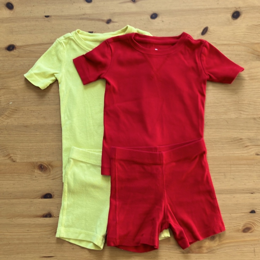 Bundle Primary Short Sleeve and Shorts PJs